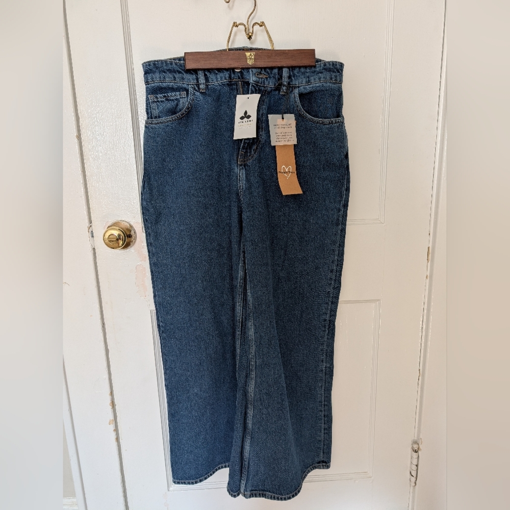 People tree women's barrel leg jeans